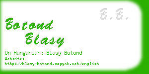 botond blasy business card